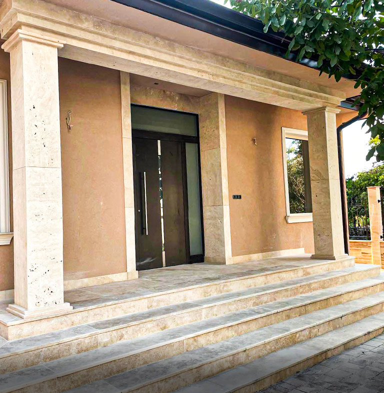 Монтаж на стъпала от камък